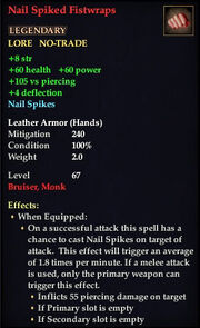 Nail Spiked Fistwraps