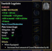 Truefaith Legplates