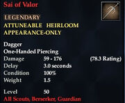Sai of Valor