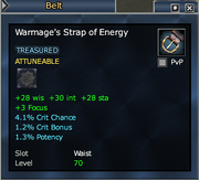 Warmage's Strap of Energy