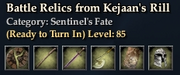 Battle Relics from Kejaan's Rill