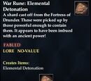 War Rune: Elemental Detonation