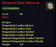 Advanced Tailor Volume 64