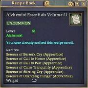 Alchemist Essentials Volume 51
