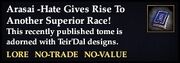 Arasai -Hate Gives Rise To Another Superior Race!