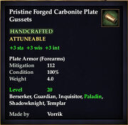 Carbonite Plate Gussets