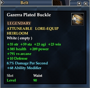 Gazerra Plated Buckle