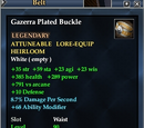 Gazerra Plated Buckle