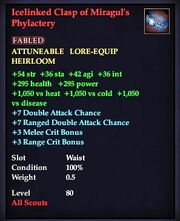 Icelinked Clasp of Miragul's Phylactery