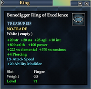 Bonedigger Ring of Excellence
