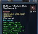 Challenger's Brutallic Chain Shoulderguards