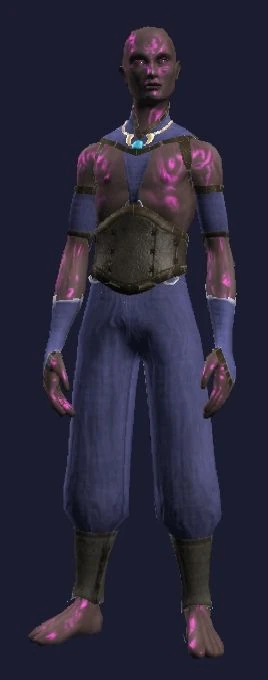 Ghostly Wraps of Torment (Visible, Male)