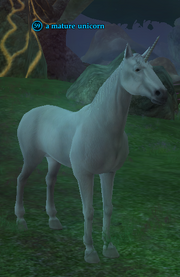A mature unicorn