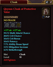 Qeynos Cloak of Protective Valor