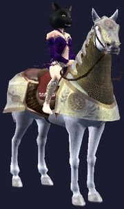Red-saddled Dervish Destrier horse