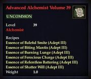 Advanced Alchemist Volume 39