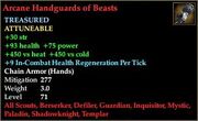 Arcane Handguards of Beasts