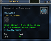 Amulet of the Far-runner