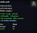 Cloth sash