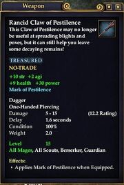 Rancid Claw of Pestilence