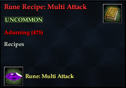 Rune Recipe- Multi Attack