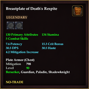 Breastplate of Death's Respite