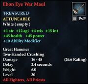 Ebon Eye War Maul