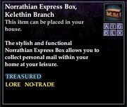 Norrathian Express Box, Kelethin Branch