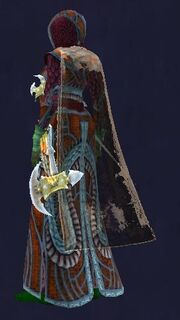 Ra'zhish's Cloak of Flowing Power equipped