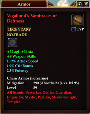 Vagabond's Vambraces of Deftness