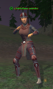 A Sableflame outrider