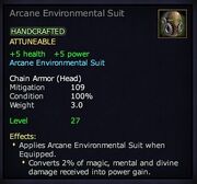 Arcane Environmental Suit