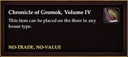 Chronicle of Gromok, Volume IV