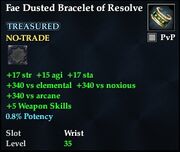 Fae Dusted Bracelet of Resolve