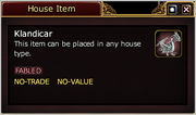 Klandicar (House Item)