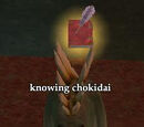 Knowing chokidai