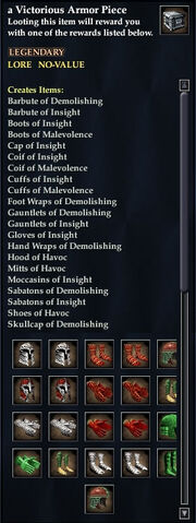 A Victorious Armor Piece (Storm Gorge)