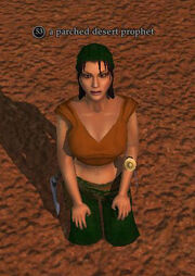 A parched desert prophet
