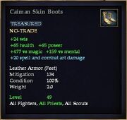 Caiman Skin Boots
