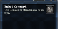 Etched Cenotaph