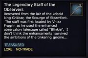 The Legendary Staff of the Observers