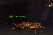 A lava crawler