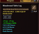 Bloodwood Table Leg