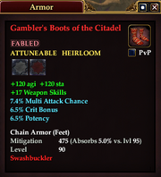Gambler's Boots of the Citadel