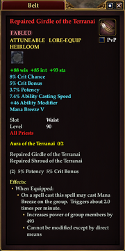 Repaired Girdle of the Terranai