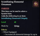 Scintillating Elemental Ornament