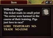 Wilbury Wager