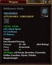 Balthazen's Knife