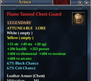 Flame Tanned Chest Guard