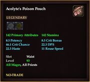 Acolyte's Poison Pouch